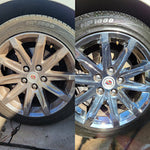 Load image into Gallery viewer, wheel wax, wheel ceramic coating, glass cleaning, automotive, car, best detail, best Arizona detail, best phoenix detail, best detail Arizona, best detail in phoenix, best detail in chandler, best detail in mesa, best detailer, paint protection, paint correction, swirl removal, scratch removal, polishing, compounding, headlight restoration, trim restoration, stain removal, carpet cleaning, 
